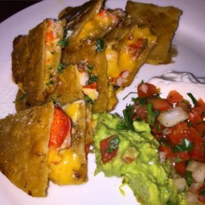 Gluten-free lobster quesadilla from Chef Luis